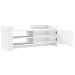 Berkfield Home TV Cabinet White 100x35x40 cm Engineered Wood - Size: 100 x 35 x 40 cm - thumbnail 7