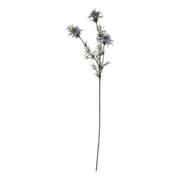 Love Lace Purple Nigella Love In A Mist Artificial Flower - thumbnail 1
