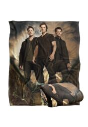 Warner Brothers Supernatural Silky Touch Super Soft Throw Blanket 152x127cm in White - Size: 152x127 cm - thumbnail 2