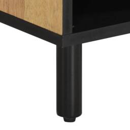 Berkfield Home TV Cabinet 80x33x46 cm Solid Wood Mango in Brown - Size: 80 x 33 x 46 cm - thumbnail 9