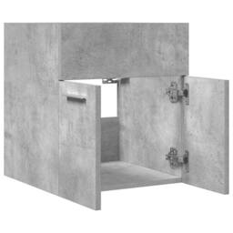 Berkfield Home Bathroom Sink Cabinet Concrete Grey 41x38.5x46 cm Engineered Wood - thumbnail 7