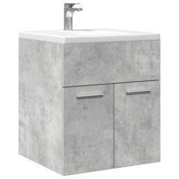 Berkfield Home Bathroom Sink Cabinet Concrete Grey 41x38.5x46 cm Engineered Wood