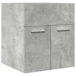 Berkfield Home Bathroom Sink Cabinet Concrete Grey 41x38.5x46 cm Engineered Wood - thumbnail 2