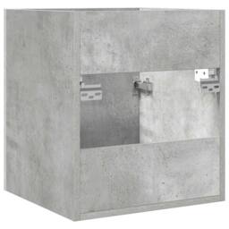 Berkfield Home Bathroom Sink Cabinet Concrete Grey 41x38.5x46 cm Engineered Wood - thumbnail 6