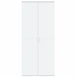 Berkfield Home Highboard White 80x35x180 cm Engineered Wood - Size: 80 x 35 x 180 cm - thumbnail 3