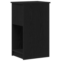 Berkfield Home Computer Tower Stand with Drawer Black 35x45x77 cm - Size: 35 x 45 x 77 cm - thumbnail 7