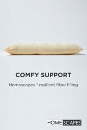 Homescapes 6 Pack Seat Pads Luxury 100% Cotton Indoor Outdoor Garden Cushion, 40cm in Cream - Size: 40 cm x 40 cm - thumbnail 4