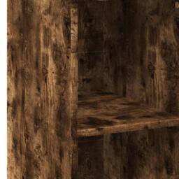 Berkfield Home Highboard Smoked Oak 40x41x124 cm Engineered Wood in Brown - Size: 40 x 41 x 124 cm - thumbnail 7