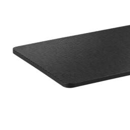 KORVIXA Standing Desk Small Adjustable Height Folding in Black - Size: 100 cm x 100 cm - thumbnail 5