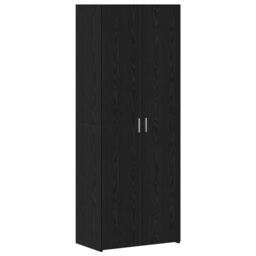 Berkfield Home Storage Cabinet Black Oak 70x42.5x225 cm Engineered Wood - thumbnail 6