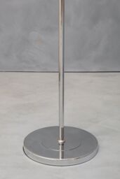 Orsina Chrome Floor Lamp With Three Dome Shades, Adjustable Arched Frame With Chrome Finish, 3 Light Floor Lamp in Silver - thumbnail 2
