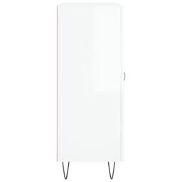 Berkfield Home Sideboard High Gloss White 69.5x34x90 cm Engineered Wood - thumbnail 7