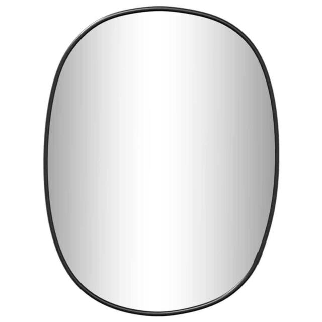 Berkfield Home Wall Mirror Black 30x25 cm - image 1