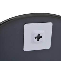 Berkfield Home Wall Mirror Black 30x25 cm - thumbnail 6