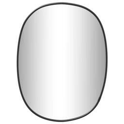 Berkfield Home Wall Mirror Black 30x25 cm