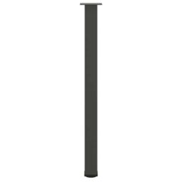 Berkfield Home Coffee Table Legs 4 pcs Anthracite 110-112 cm Steel in Black - thumbnail 5
