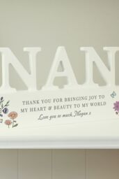 Personalised Memento Company Women's Personalised Wild Flowers Nan Ornament in White - thumbnail 3