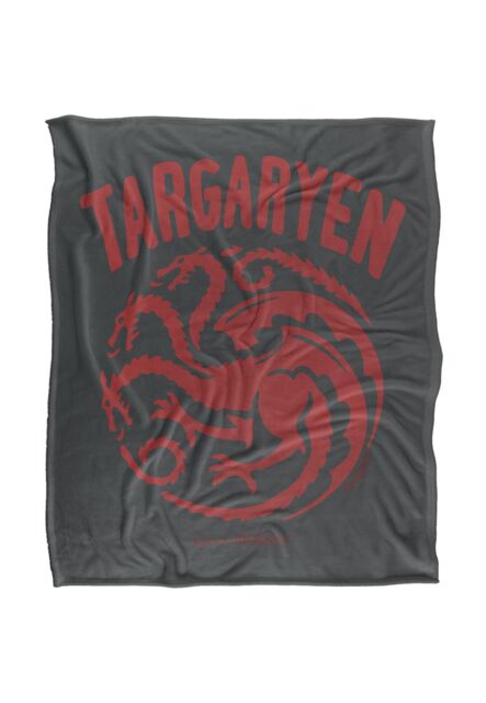 Warner Brothers Game Of Thrones Officially Licensed Silky Touch Super Soft Throw Blanket 152 x 127 cm in White - image 1