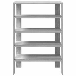 Berkfield Home Shoe Rack Grey Sonoma 61x32x87.5 cm Engineered Wood - thumbnail 4