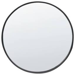 Wyld and Coco Bamboo Wall Mirror Cabinet Black 50 x 50 cm Sliding Door - thumbnail 6