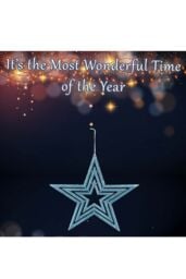 VFM e-Store Christmas Tree Decoration Hanging Glitter Star Burst Ornament Ice Blue - thumbnail 3