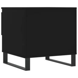 Berkfield Home Modern Coffee Tables 2 pcs Black 50x46x50 cm Engineered Wood - Size: 50 x 46 x 50 cm - thumbnail 9