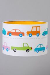 BHS Lighting Glow Traffic Easy Fit Light Shade in White - Size: 30 cm diameter x 21 cm high - thumbnail 2