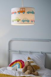 BHS Lighting Glow Traffic Easy Fit Light Shade in White - Size: 30 cm diameter x 21 cm high - thumbnail 4