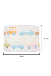 BHS Lighting Glow Traffic Easy Fit Light Shade in White - Size: 30 cm diameter x 21 cm high - thumbnail 5