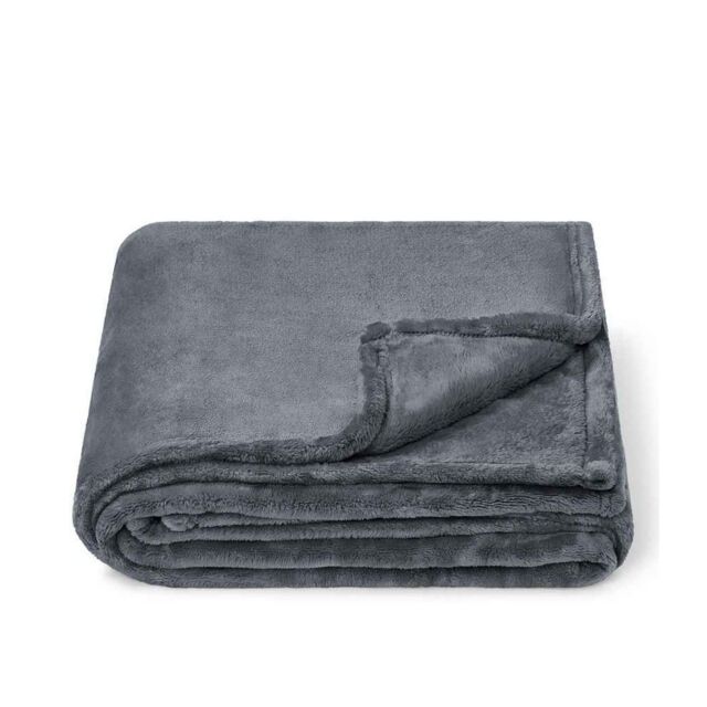 Brand Lab Fleece Blanket in Charcoal - image 1