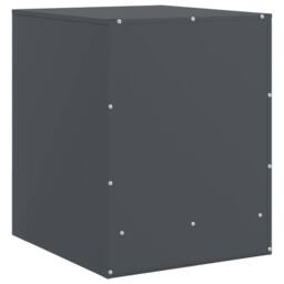Berkfield Home Stylish Bedside Cabinets 2 pcs Anthracite 34.5x39x44 cm Steel in Charcoal - thumbnail 9
