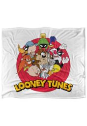 Warner Brothers Looney Tunes Officially Licensed Silky Touch Super Soft Throw Blanket 152 x 127 cm in White - thumbnail 1