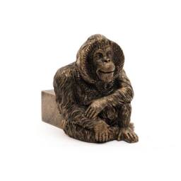 Jardinopia Orangutan Plant Pot Feet - Set of 3 - L10.2 x W7 x H9 cm in Bronze - thumbnail 3