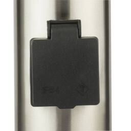 Netlighting Boston Outdoor Bollard Stainless Steel IP44 1x E27 3000K in Grey - thumbnail 4