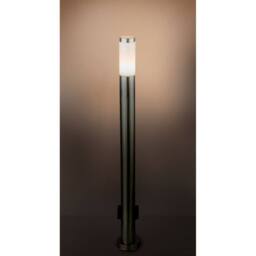Netlighting Boston Outdoor Bollard Stainless Steel IP44 1x E27 3000K in Grey - thumbnail 5