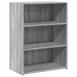 Berkfield Home Sideboard Grey Sonoma 70x41x93 cm Engineered Wood - Size: 70 x 41 x 93 cm - thumbnail 2