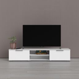 Furniture To Go Match TV Unit 2 Drawers 2 Shelf in White - thumbnail 5