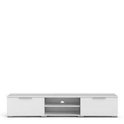 Furniture To Go Match TV Unit 2 Drawers 2 Shelf in White - thumbnail 2