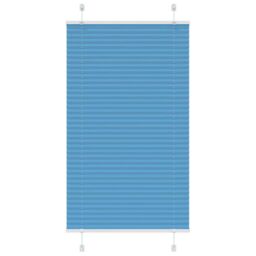 Berkfield Home Pleated Blind Blue 80x100 cm Fabric Width 79.4 cm Polyester