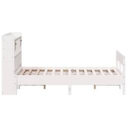 Berkfield Home Bookcase Bed without Mattress White 140x200cm Solid Wood Pine - Size: 140x200 cm - thumbnail 5