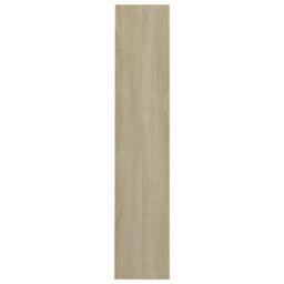Berkfield Home Wall Shoe Cabinet Sonoma Oak 80x18x90 cm Engineered Wood in Brown - Size: 80 x 18 x 90 cm - thumbnail 5