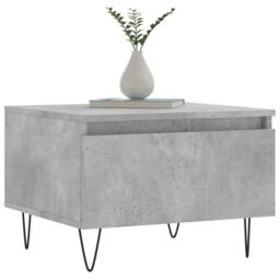 Berkfield Home Coffee Tables 2 pcs Concrete Grey 50x46x35 cm Engineered Wood - Size: 50 x 46 x 35 cm - thumbnail 3