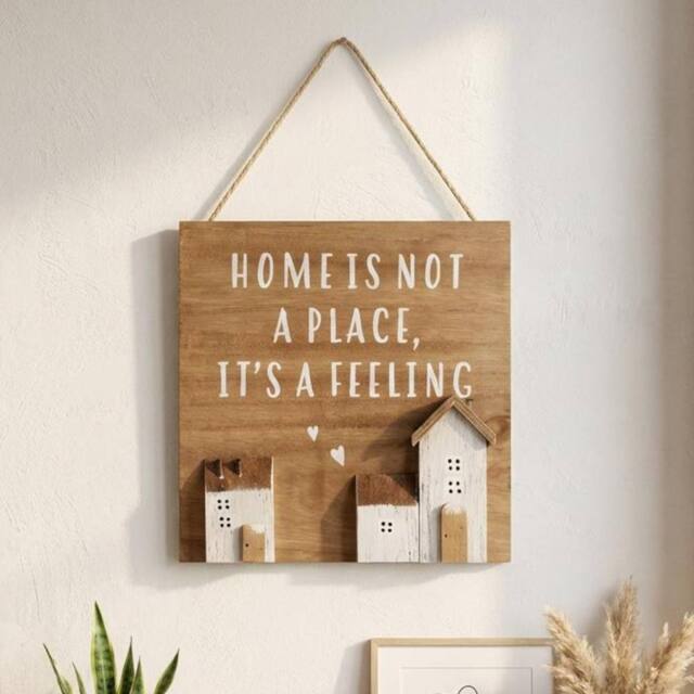 Garden Greatness Hanging Wooden Home Sign Plaque - Size: 1 Pack - image 1