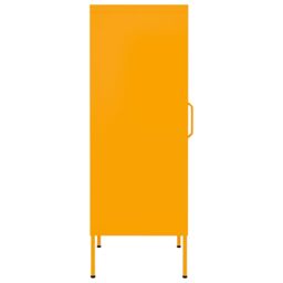 Berkfield Home Storage Cabinet Mustard Yellow 42.5x35x101.5 cm Steel - thumbnail 4