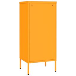 Berkfield Home Storage Cabinet Mustard Yellow 42.5x35x101.5 cm Steel - thumbnail 5