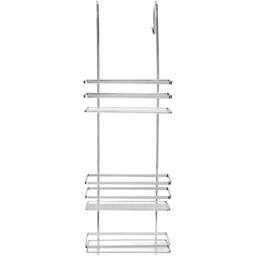 FLAVORA Shower Caddy Hanging Shower Shelf Bathroom Shower in Silver - Size: 180 cm width x 180 cm drop - thumbnail 2