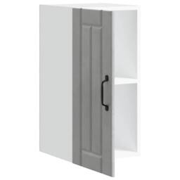 Berkfield Home Kitchen Wall Cabinet Lucca Concrete Grey Engineered Wood - thumbnail 5