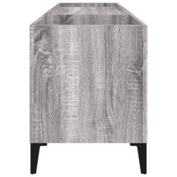 Berkfield Home Record Cabinet Grey Sonoma 121x38x48 cm Engineered Wood - Size: 121 x 38 x 48 cm - thumbnail 6
