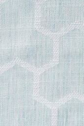Homescapes Geometric Jacquard Blackout Eyelet Curtain Pair in Blue - Size: 167 cm width x 183 cm drop - thumbnail 2