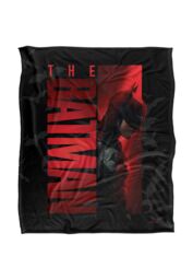 DC Comics The Batman (2022) The Batman Vertical Tiles Blanket 152 x 127 cm in White - thumbnail 1
